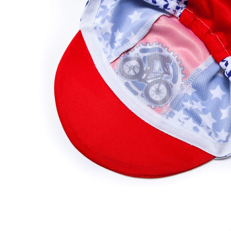 Weimostar Men Women Cycling Cap Helmet Liner Hat Outdoor MTB Sun Proof Anti-Sweat Breathable USA Red - Image 3